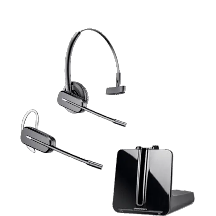 Poly CS540 headset with multiple wearing styles