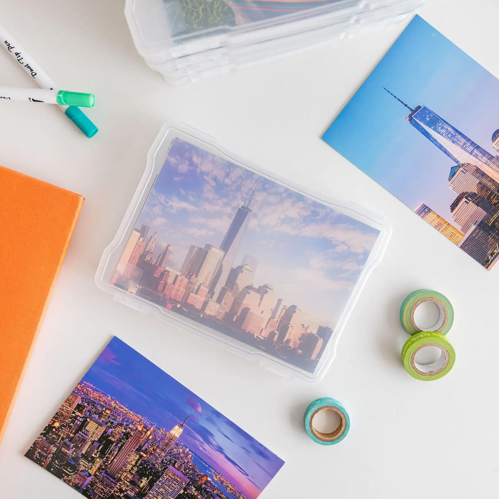 IRIS USA 5x7 photo storage box retail packaging