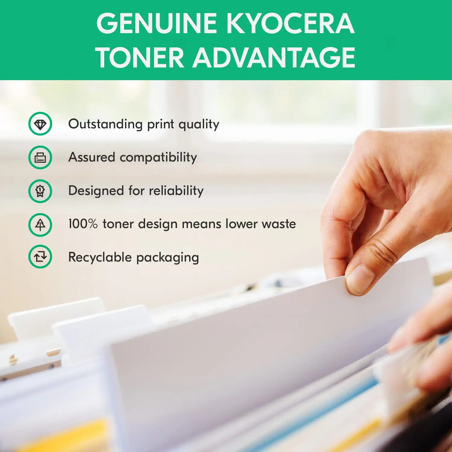 Kyocera TK-1152 toner cartridge trust and reliability