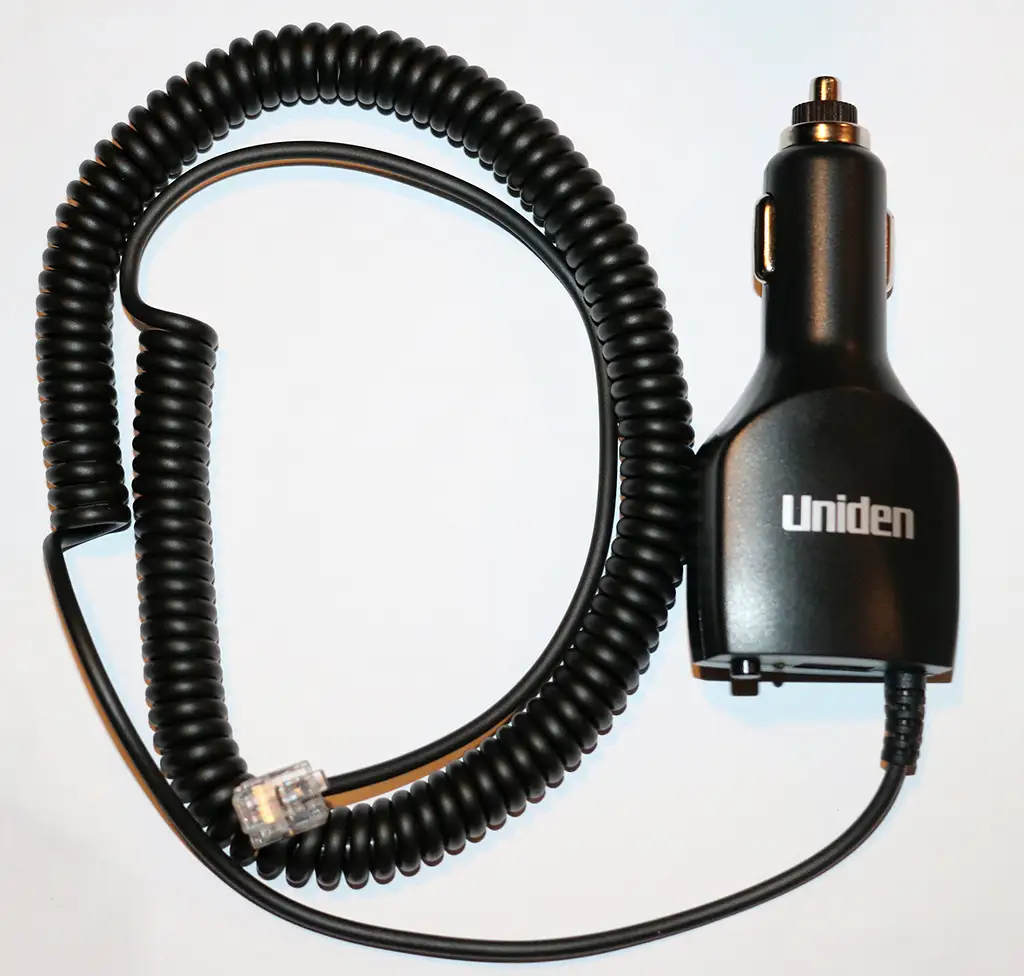 Uniden Smart Power Cord product image with USB port