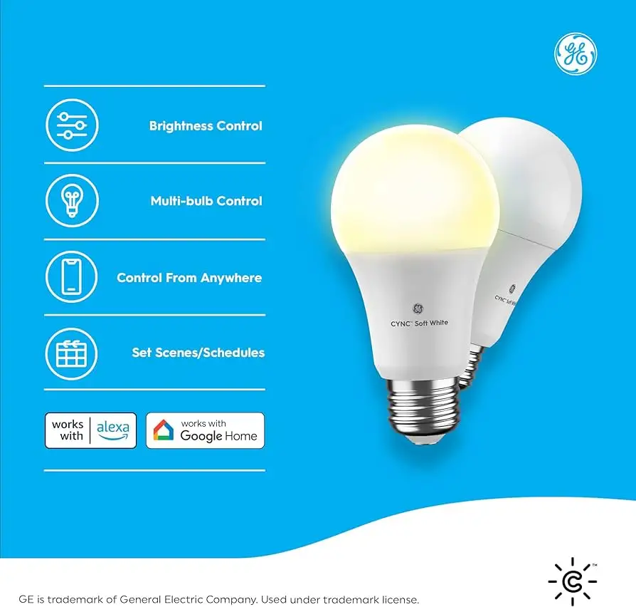 Cync GE A19 color bulbs app connectivity and setup