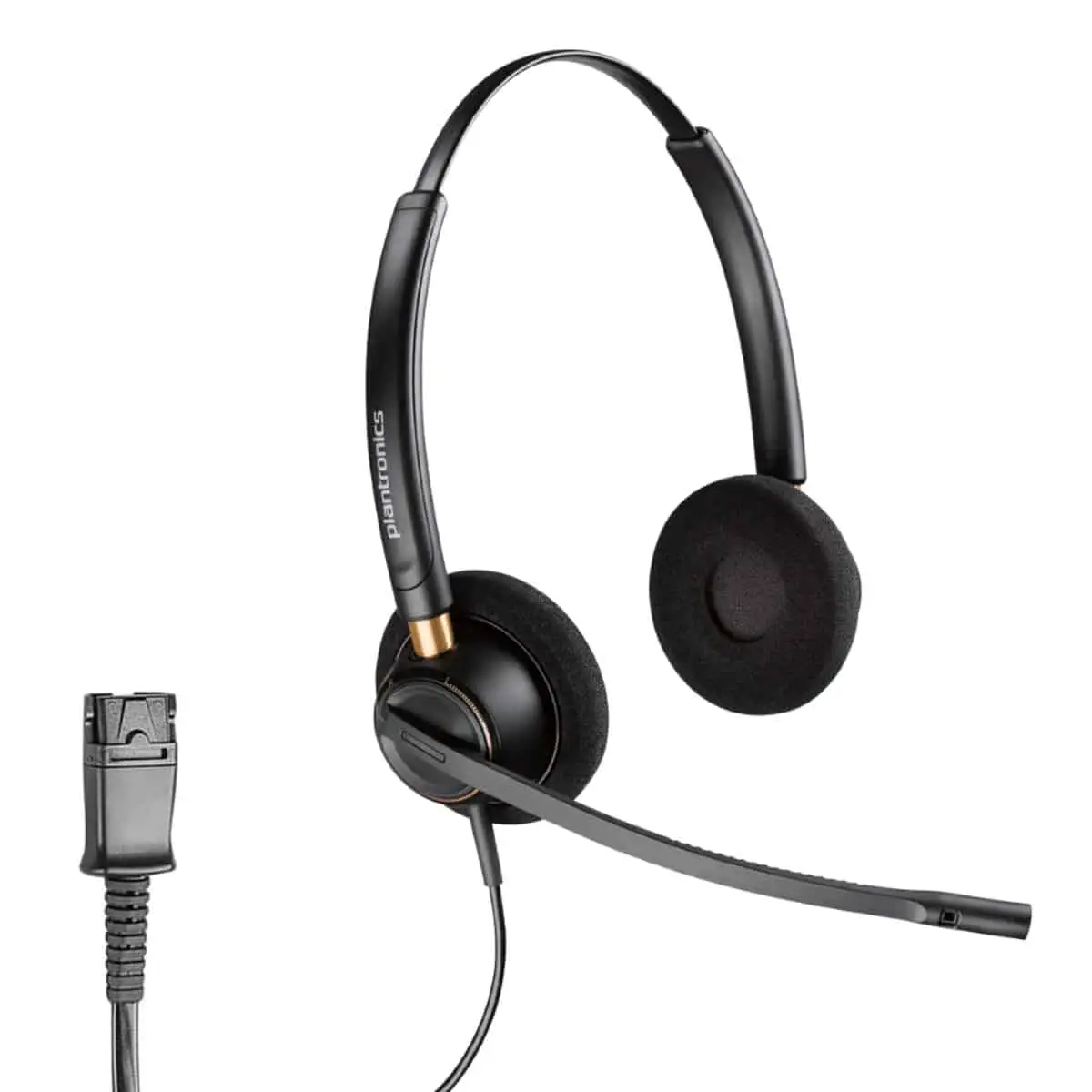 Plantronics EncorePro headset side profile close-up