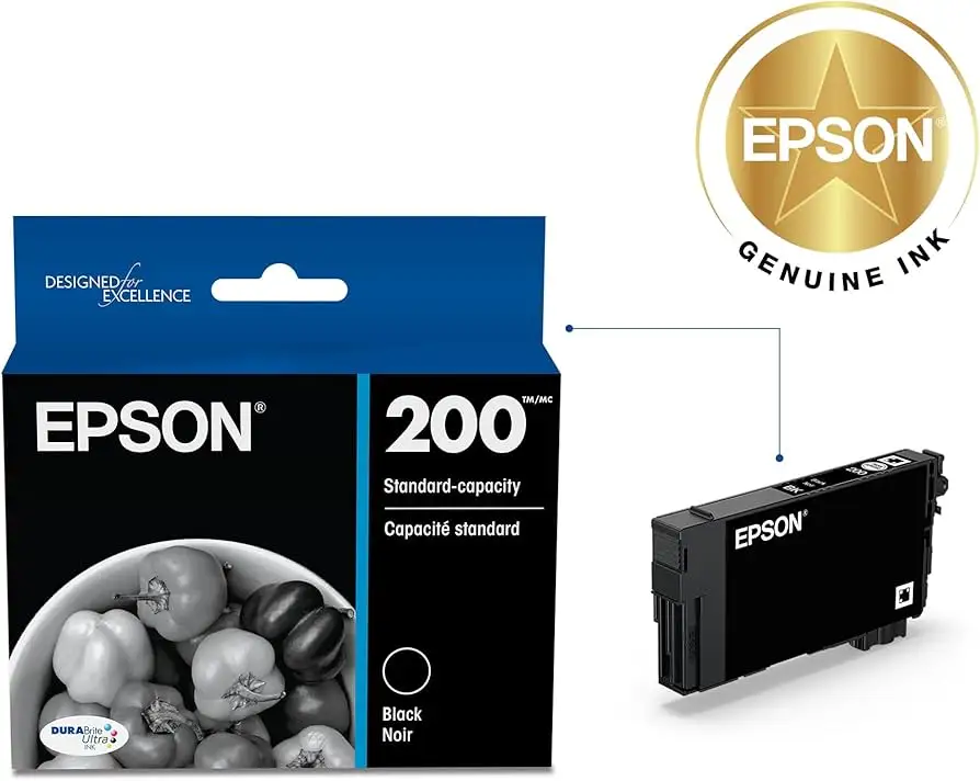 EPSON DURABrite Ultra Ink packaging close-up