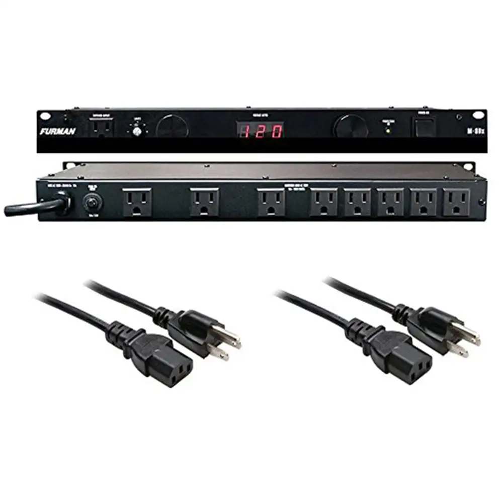 Furman M-8Dx retail packaging and accessories