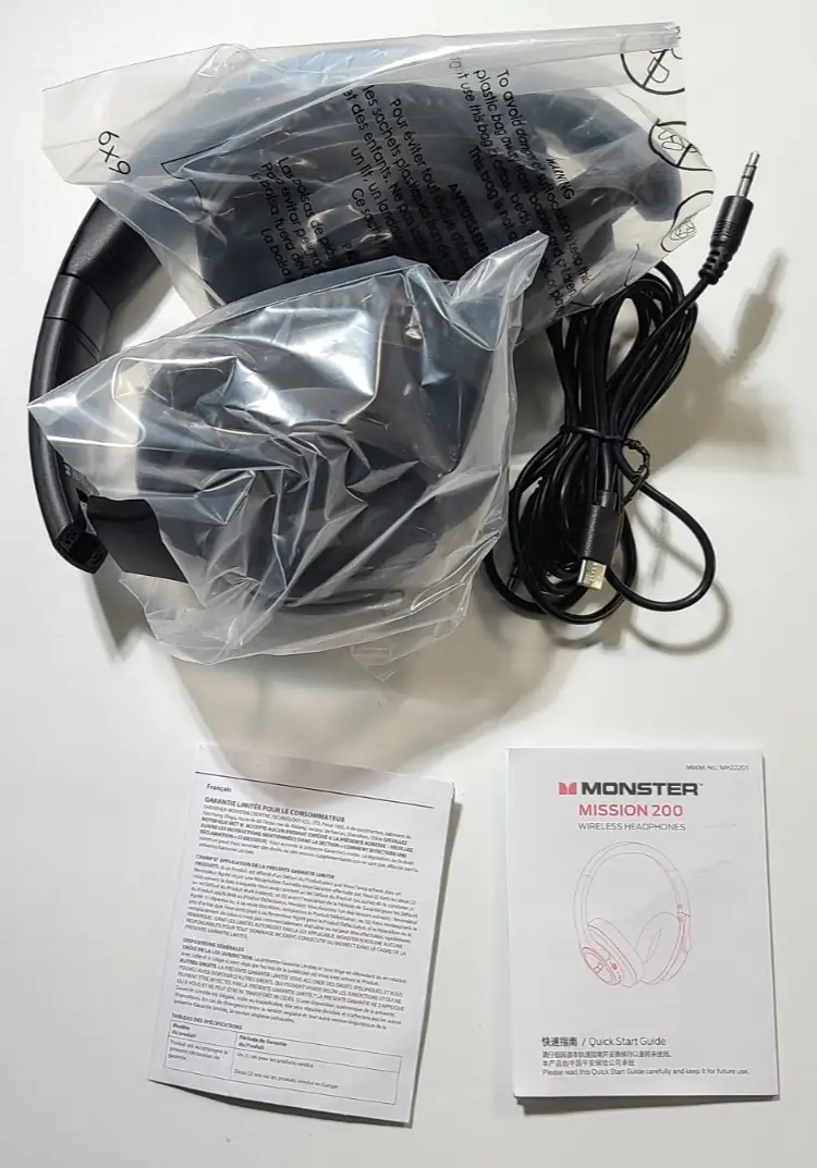 Monster Mission 200 product image with battery specs