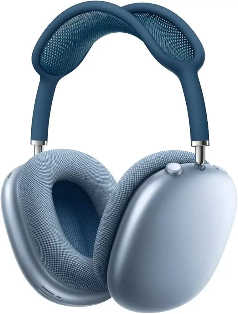 Apple AirPods Max in sky blue with premium build