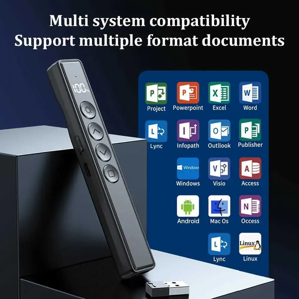 Kensington Wireless Presenter green laser model close-up