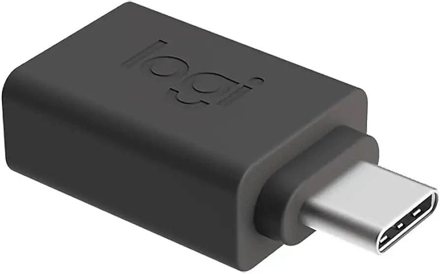 Logitech USB-A to USB-C Adapter product close-up