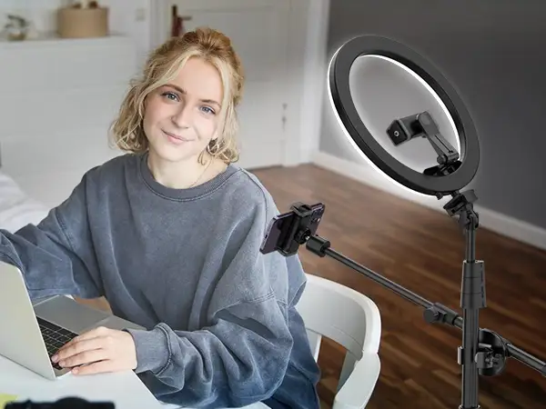 UBeesize Selfie Ring Light Review: Brightness with Caveats