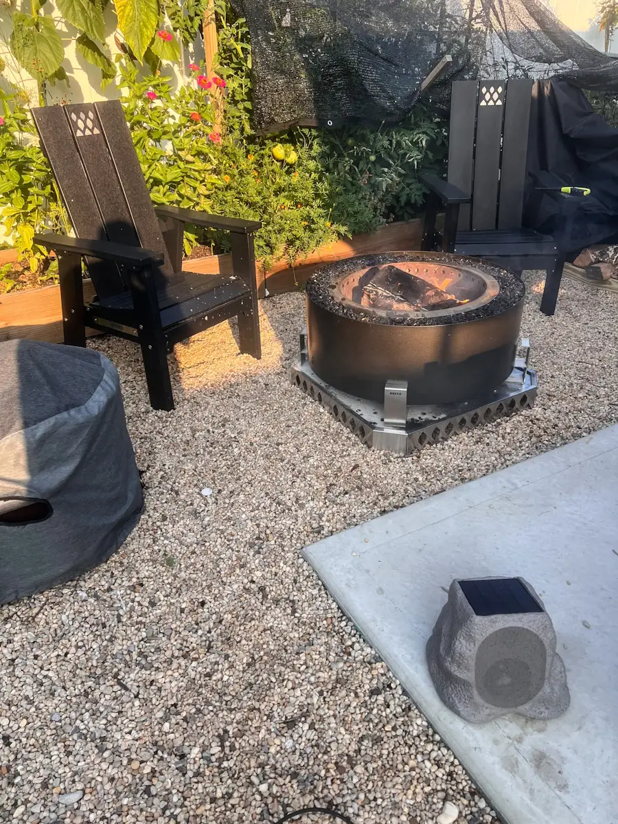 Victrola Rock Speaker Connect close-up showing solar panel top