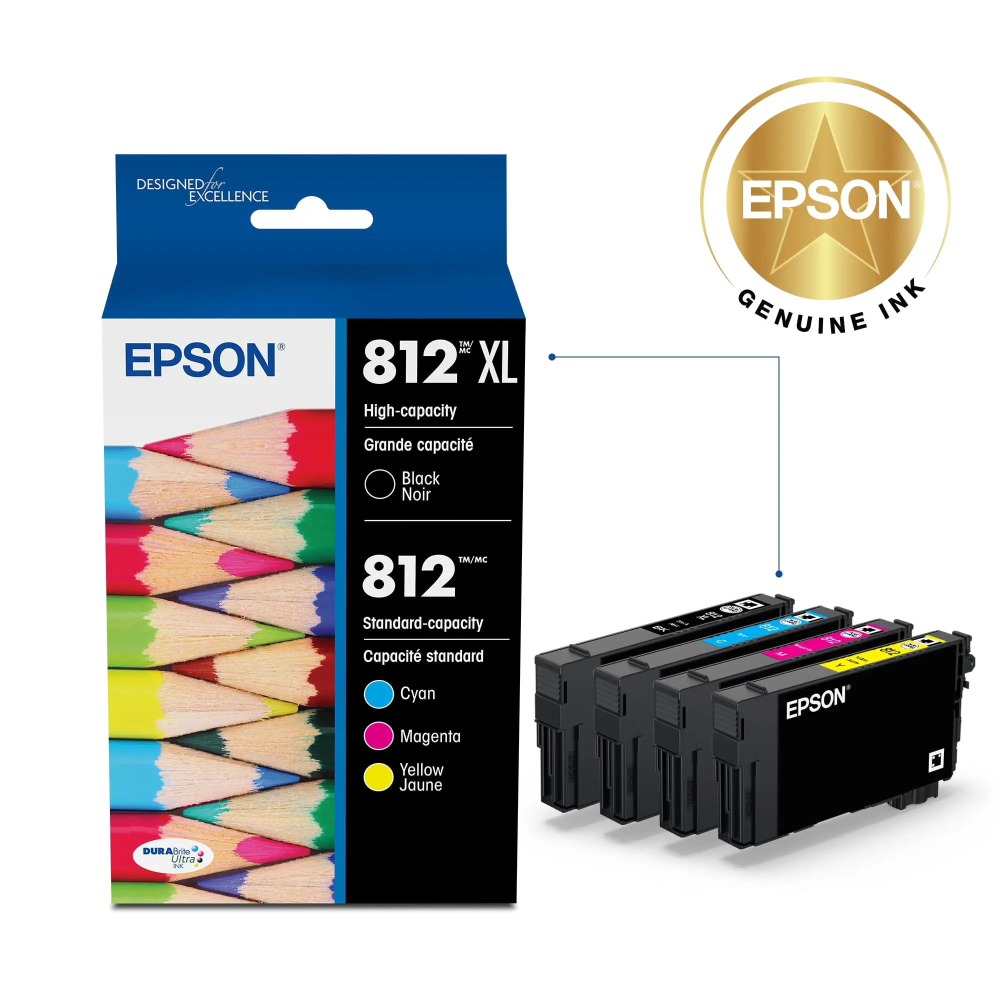 EPSON DURABrite Ultra Ink Black Cartridge Pack FAQ illustration