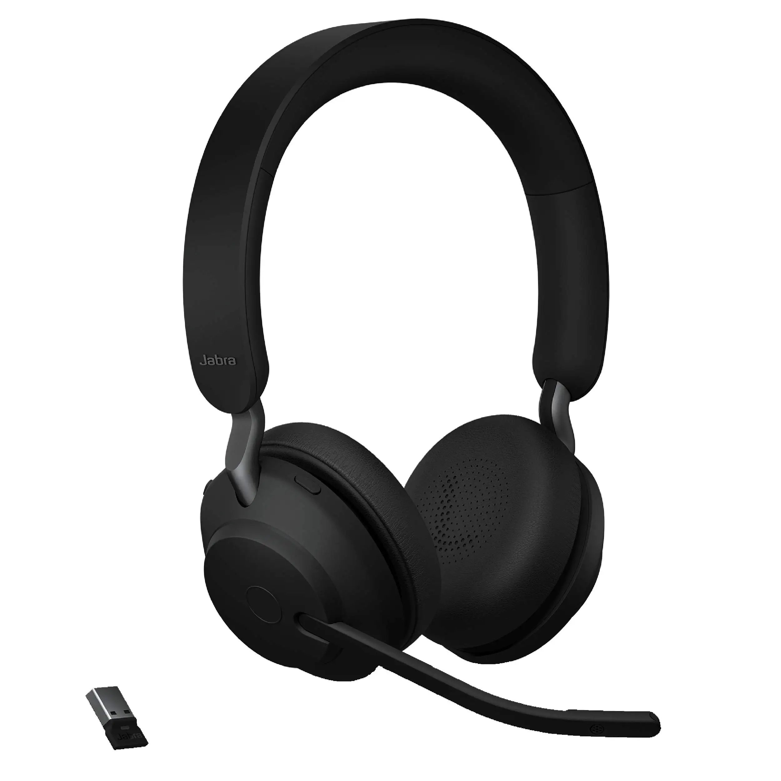 Jabra Evolve2 65 MS wireless headset close-up view