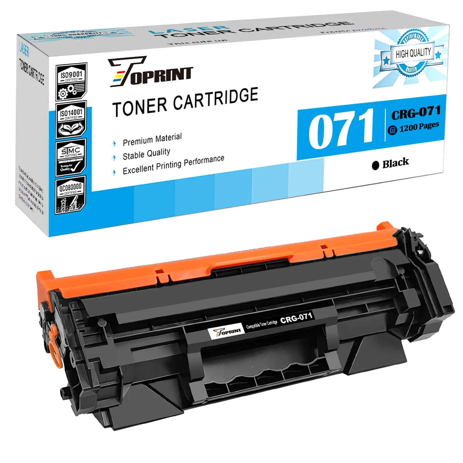 Canon 071 Black Toner Cartridge alternatives 071H and compatibles