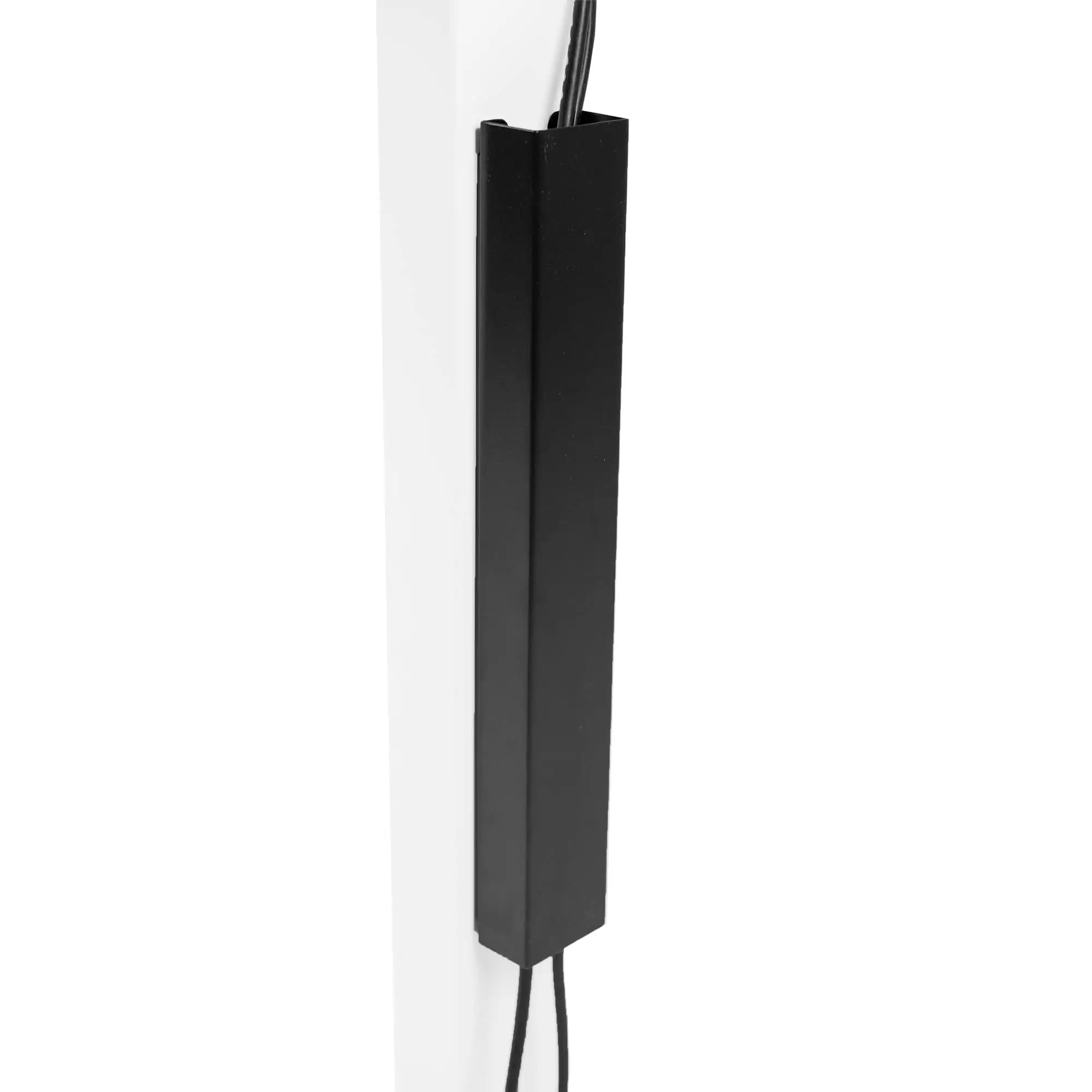 VIVO Steel Magnetic Cable Channel mounted on desk