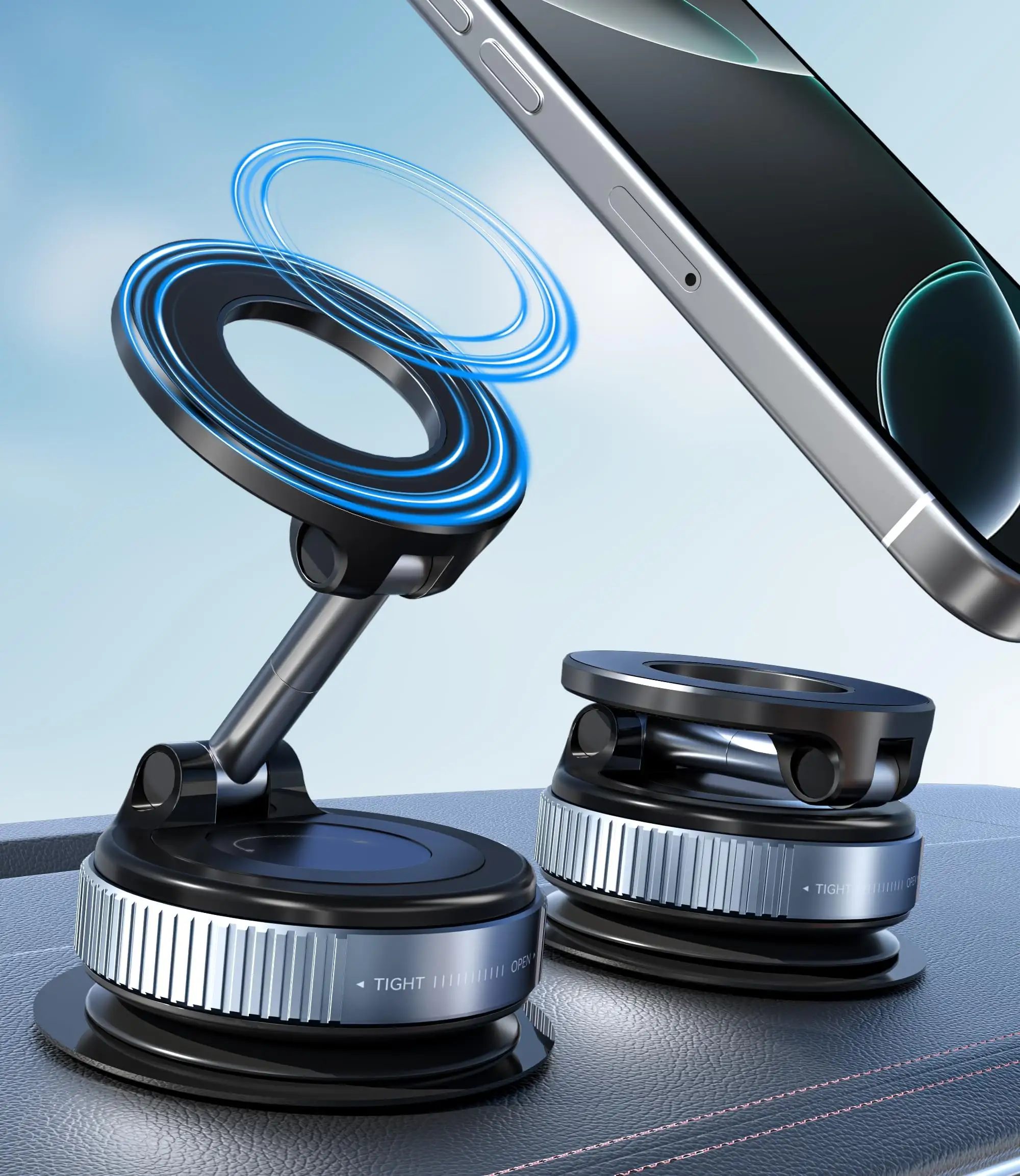 LISEN Electric Retractable Car Phone Mount buying tips visual