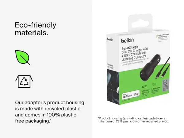 Belkin BoostCharge Dual Car Charger 42W Review: No User Data