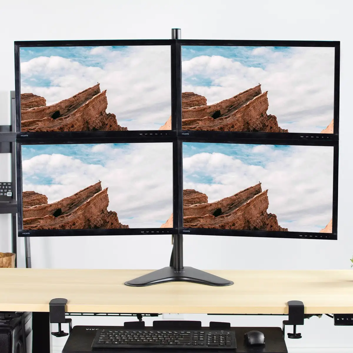 VIVO Quad Monitor Stand Review: Stable Under $80 Verdict