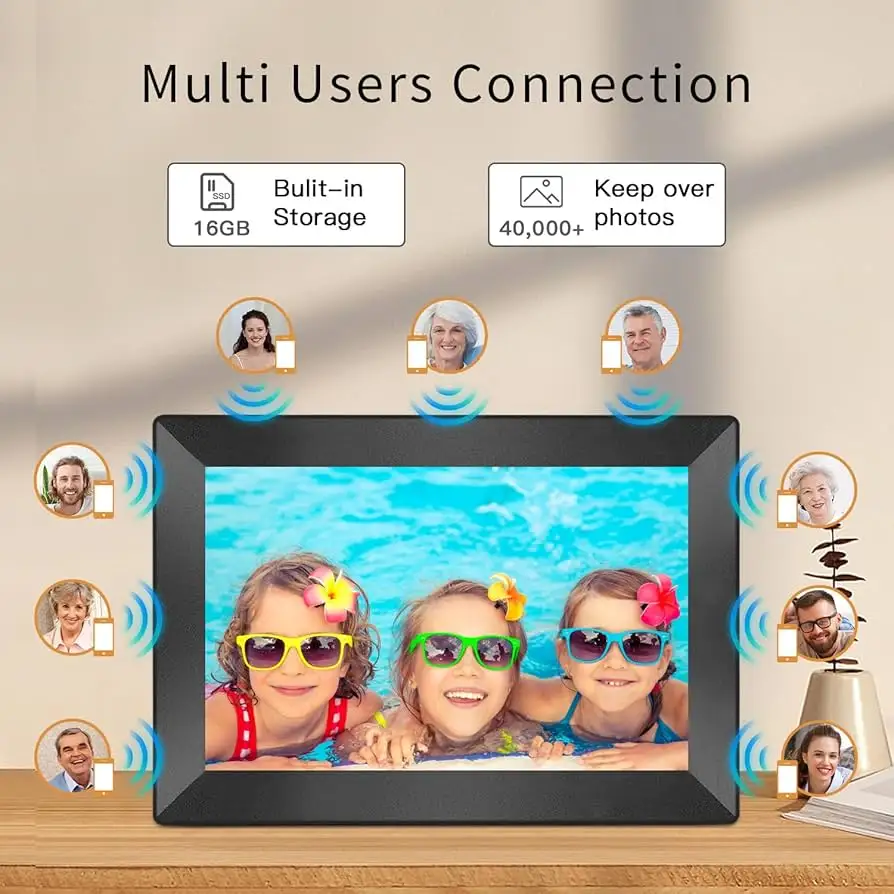 RCA 10.1" WiFi digital picture frame consensus summary