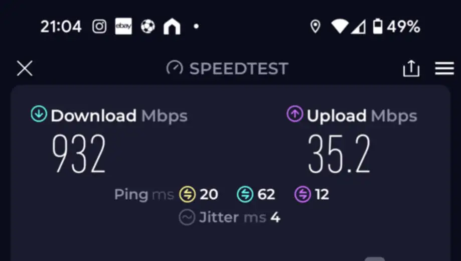 NETGEAR Nighthawk RS200 WiFi 7 router side profile