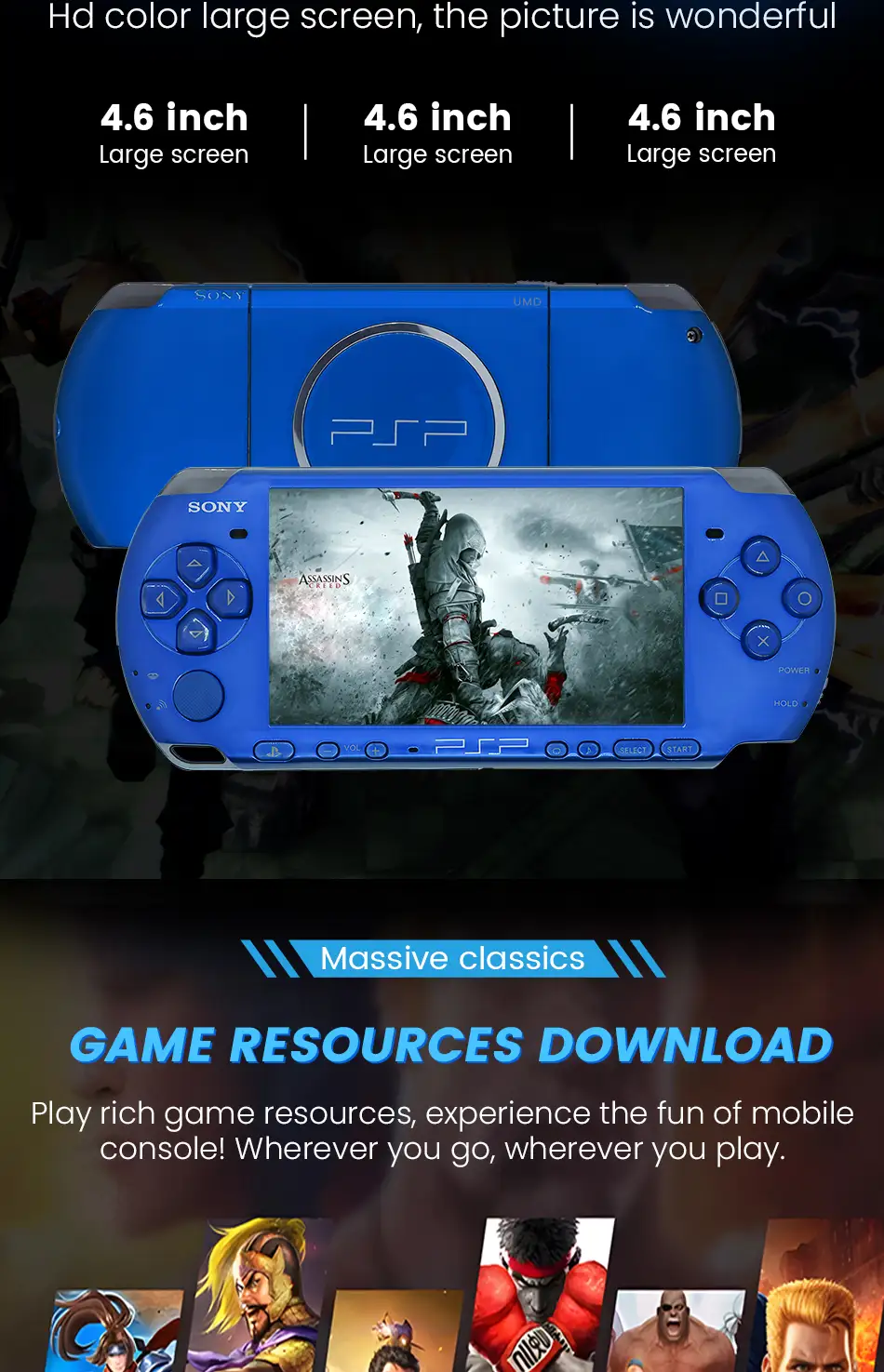 Sony PSP 3000 special color edition with accessories