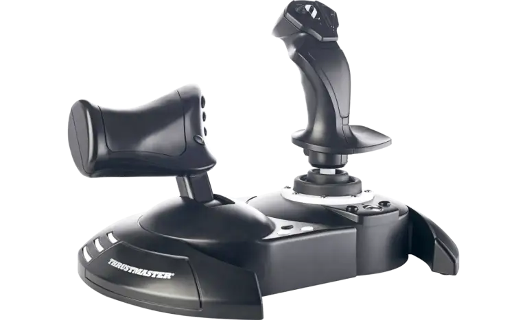 Thrustmaster T-Flight Hotas One throttle and hat switch detail