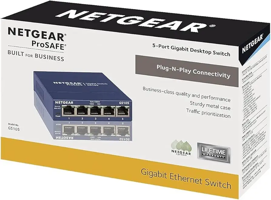 NETGEAR GS105NA pricing comparison chart