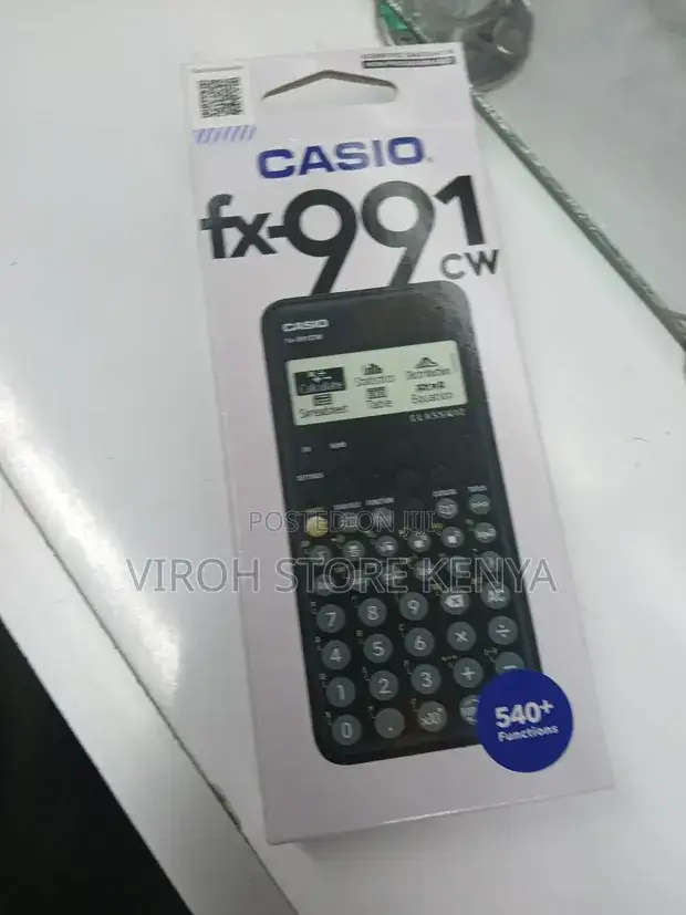 Casio fx-991CW high-resolution LCD display close-up