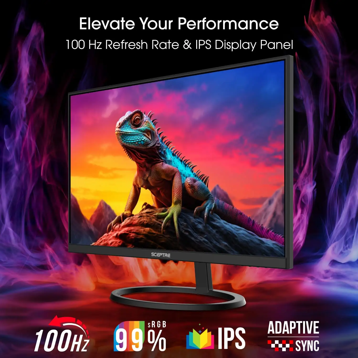 Sceptre 27-inch IPS Eye Care Monitor side profile