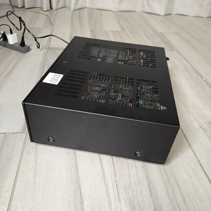 Yamaha A‑S301BL rear panel with connectivity options