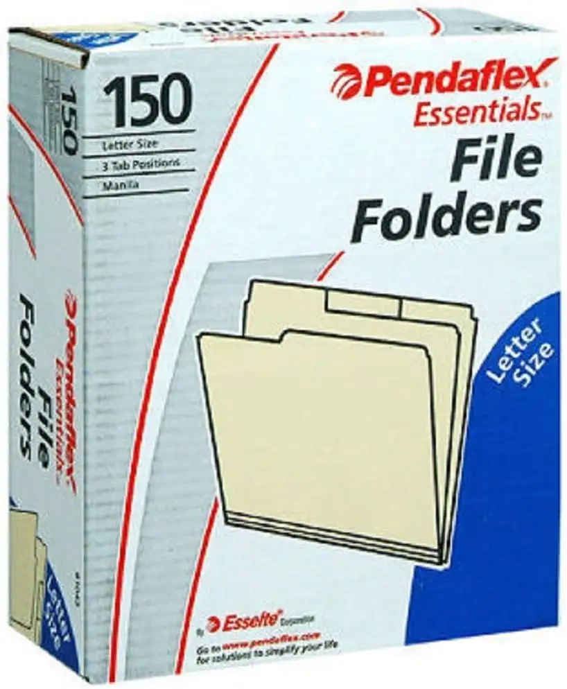 Pendaflex file folders durability and packaging