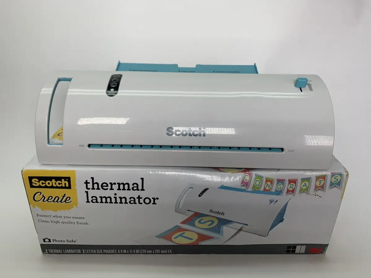 Scotch Thermal Laminator tray and jam technology