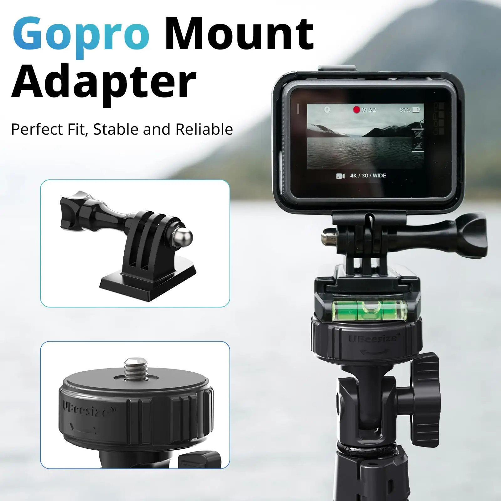 UBeesize tripod with remote and accessories