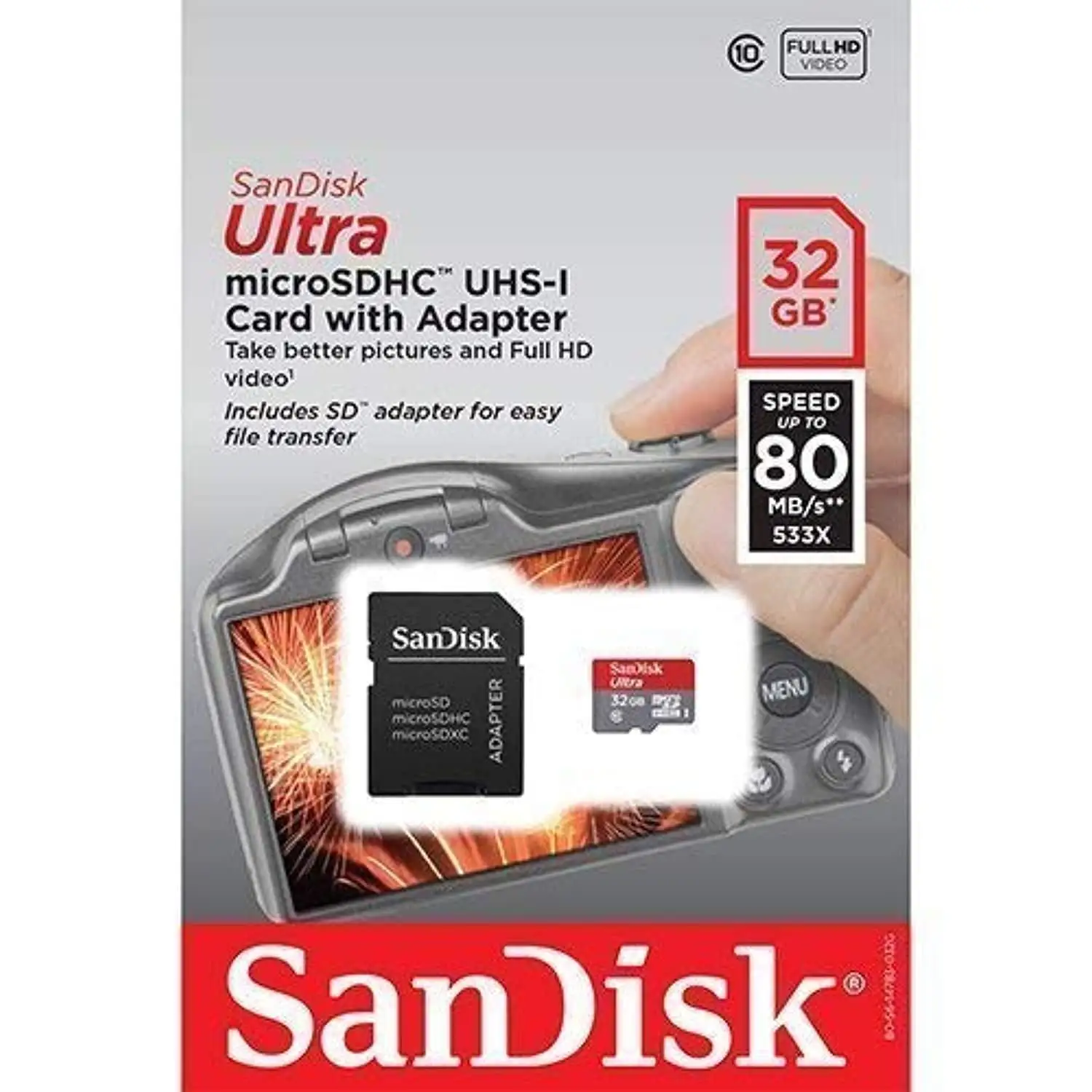 SanDisk Ultra SDHC cards outdoor durability proof