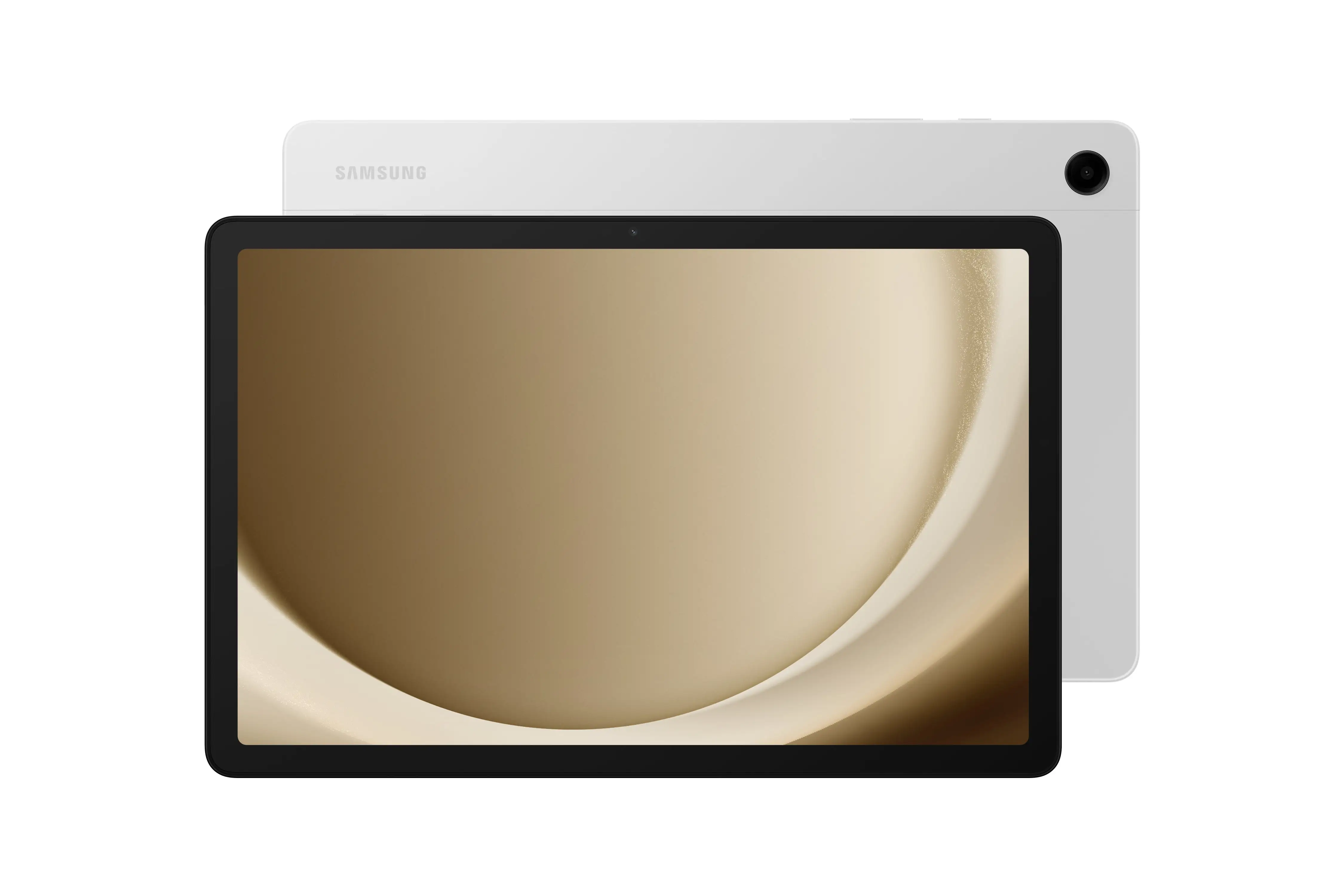 Samsung Galaxy Tab A9+ silver model back view
