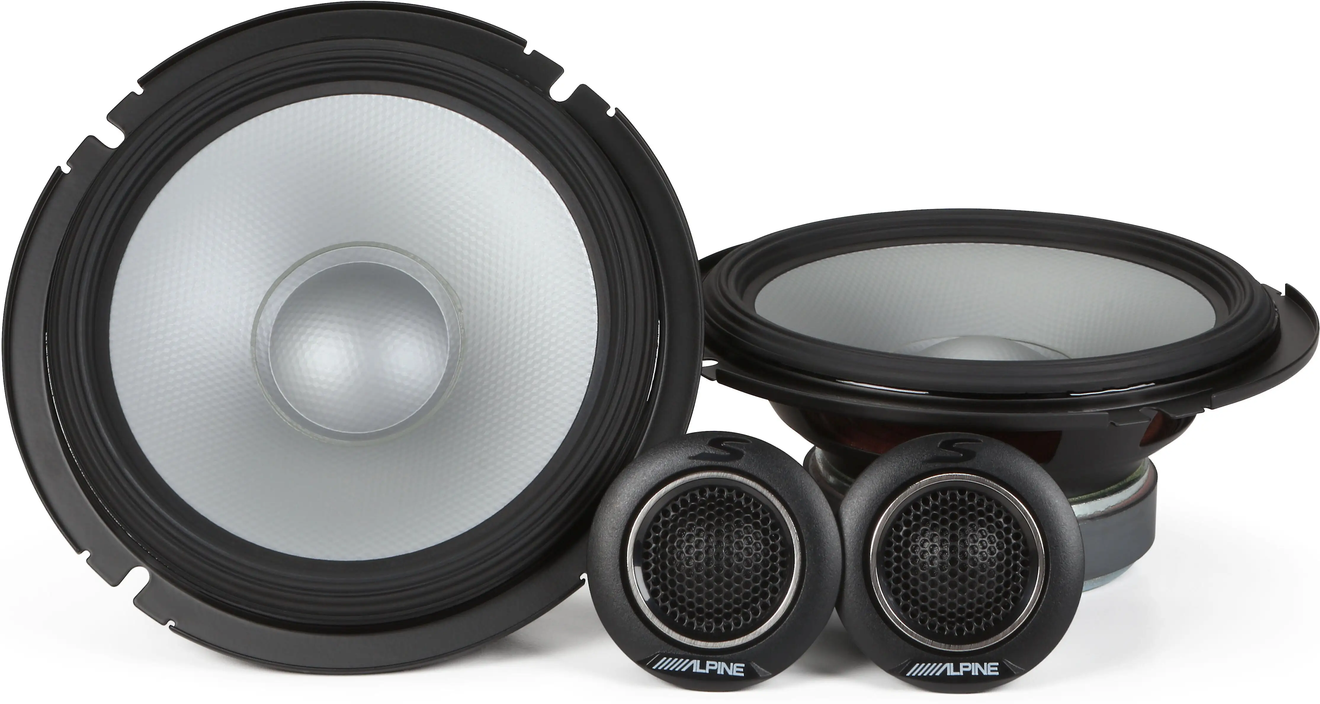 Alpine S2-S65 speaker set with accessories