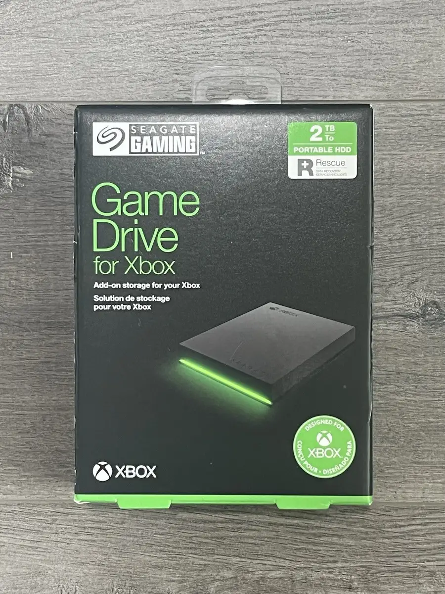 Seagate Game Drive PS4 PS5 external HDD product photo