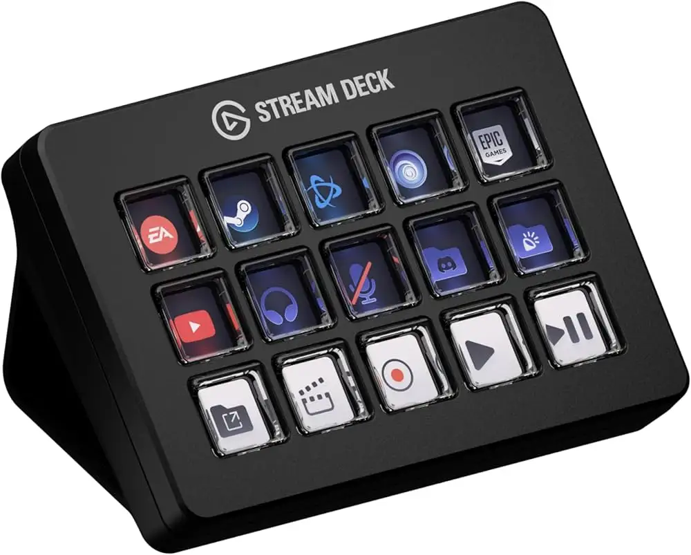 Elgato Stream Deck Scissor Keys close-up view
