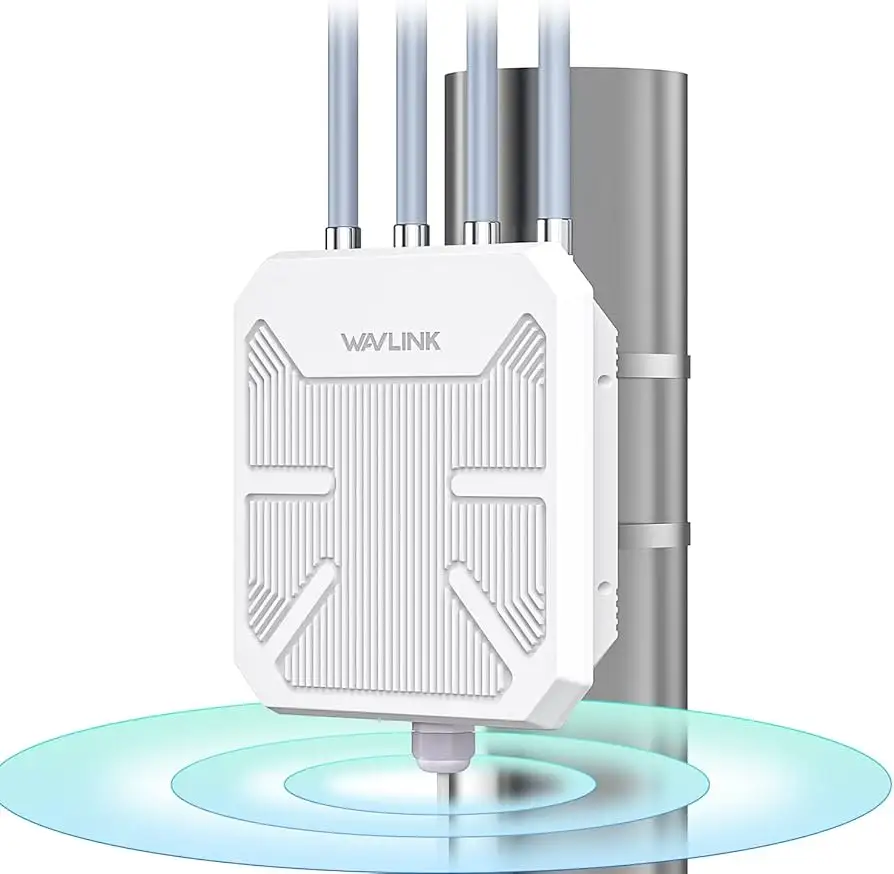 WAVLINK AX1800 WiFi extender outdoor pole installation