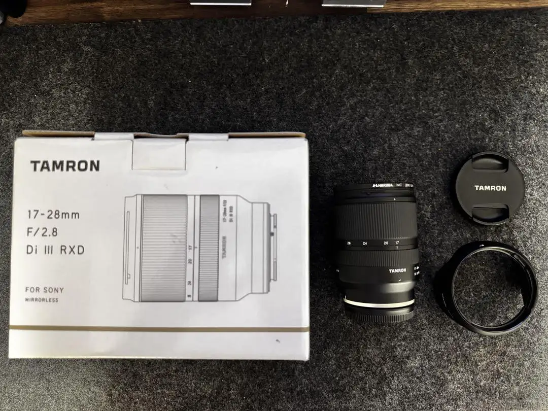 Tamron 17-28mm f/2.8 mounted on Sony camera