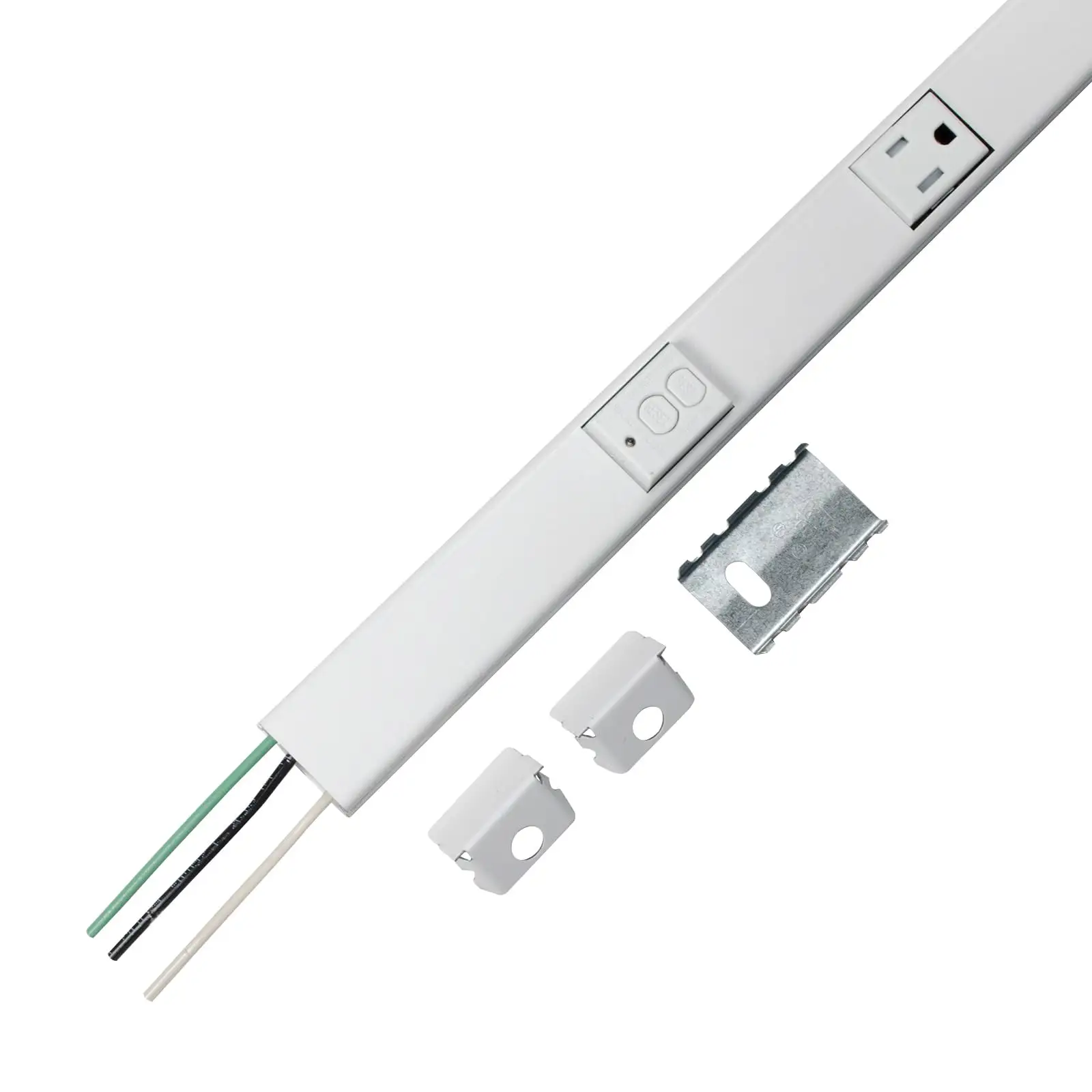 Legrand Wiremold Plugmold 2000 GFCI low-profile strip photo