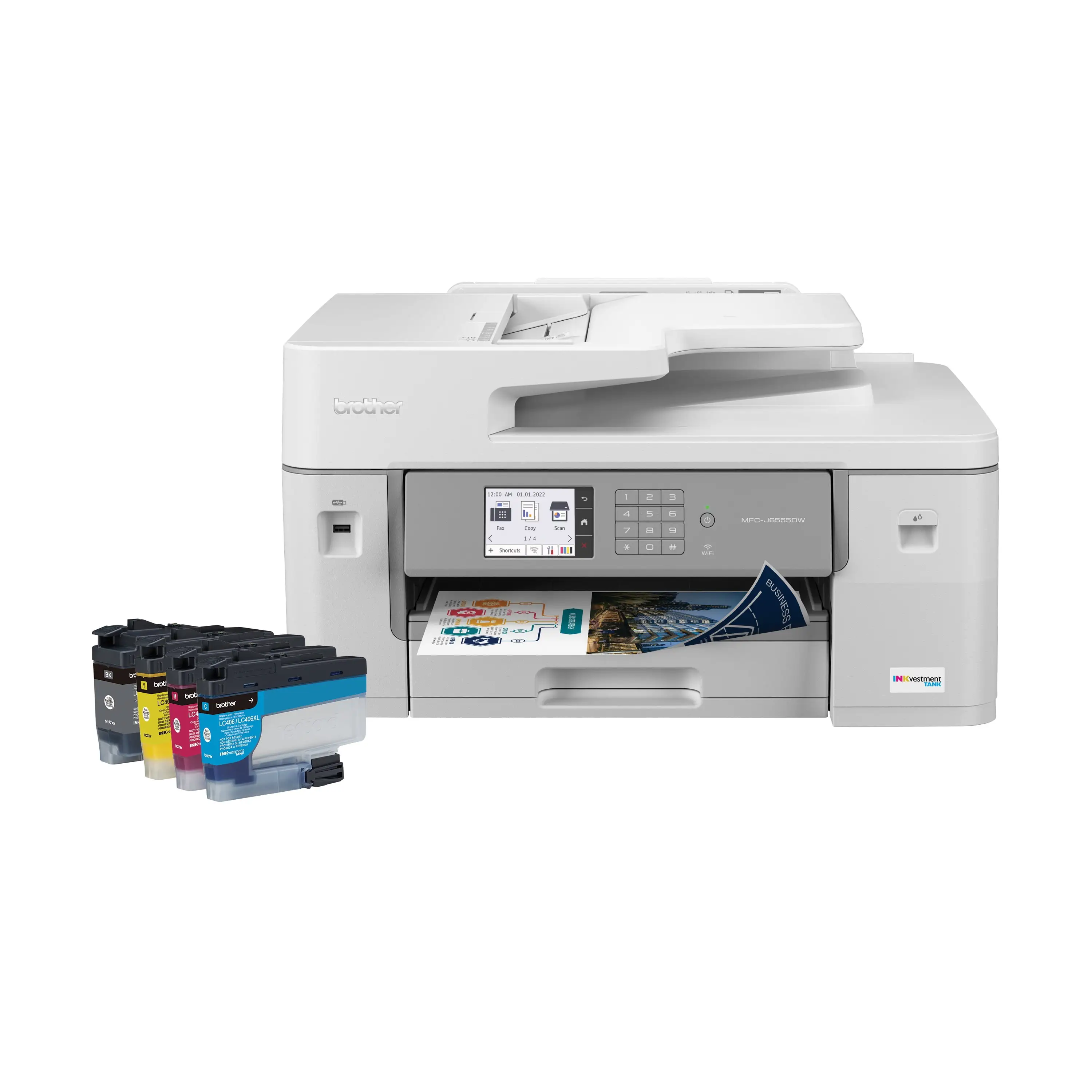 Brother MFC-L2820DW compact monochrome laser printer