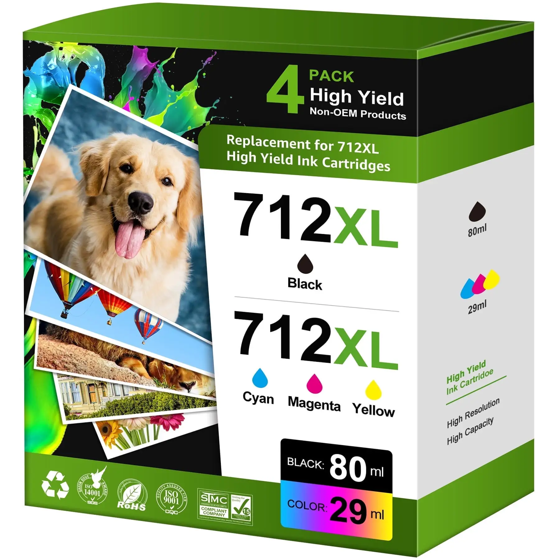 HP 712 Yellow Ink Cartridge alternatives and pricing context