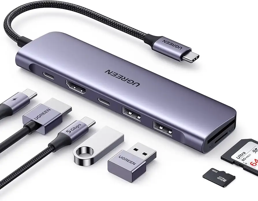 UGREEN Revodok 7-in-1 USB-C Hub retail packaging