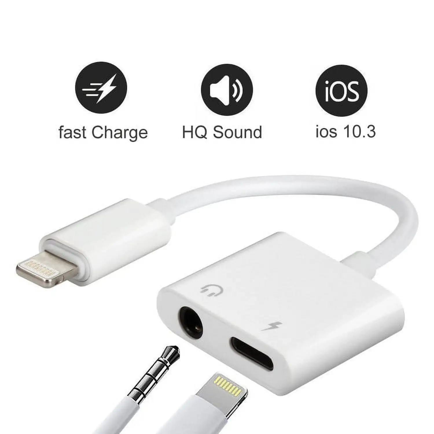 UGREEN Lightning to 3.5mm adapter with braided cable