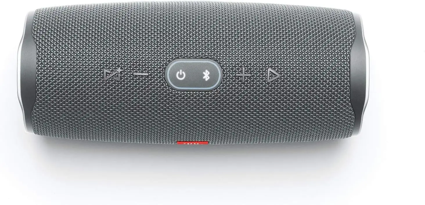 JBL Charge 4 showing rugged fabric design