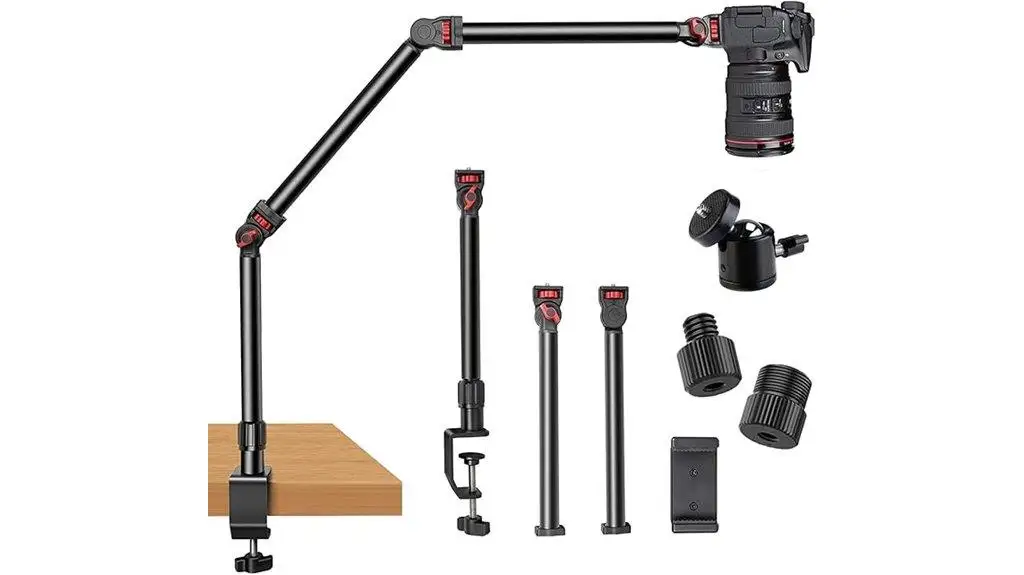UBeesize overhead camera mount stability issues with heavy phone