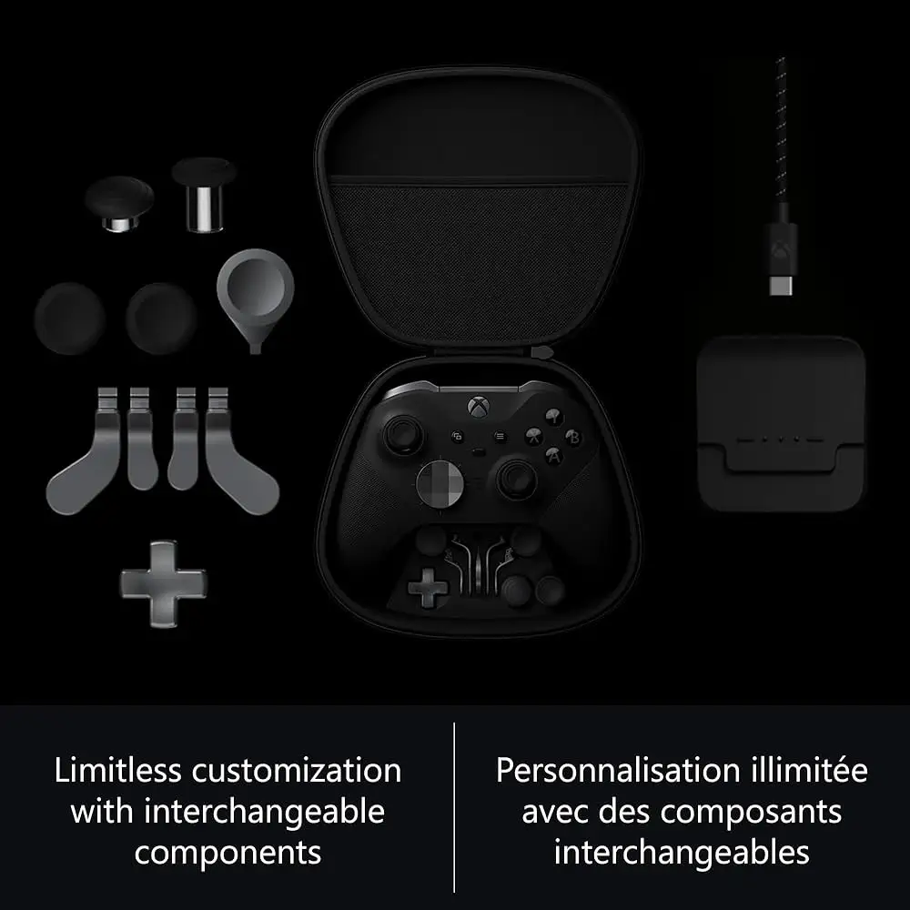 Microsoft Elite Series 2 controller close up view