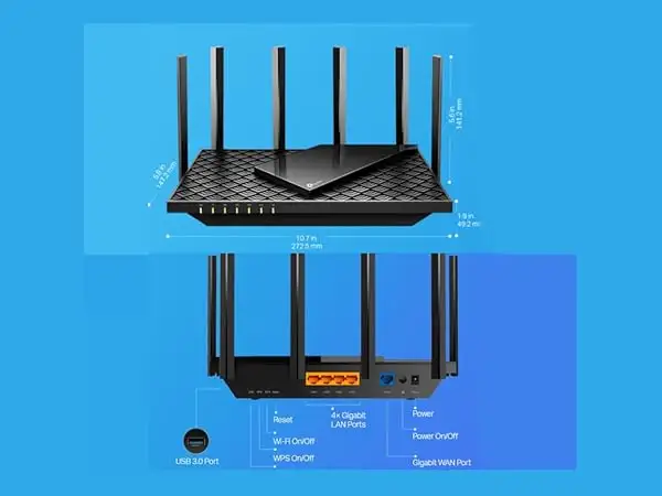 TP-Link Archer AX55 Wi-Fi 6 router front view