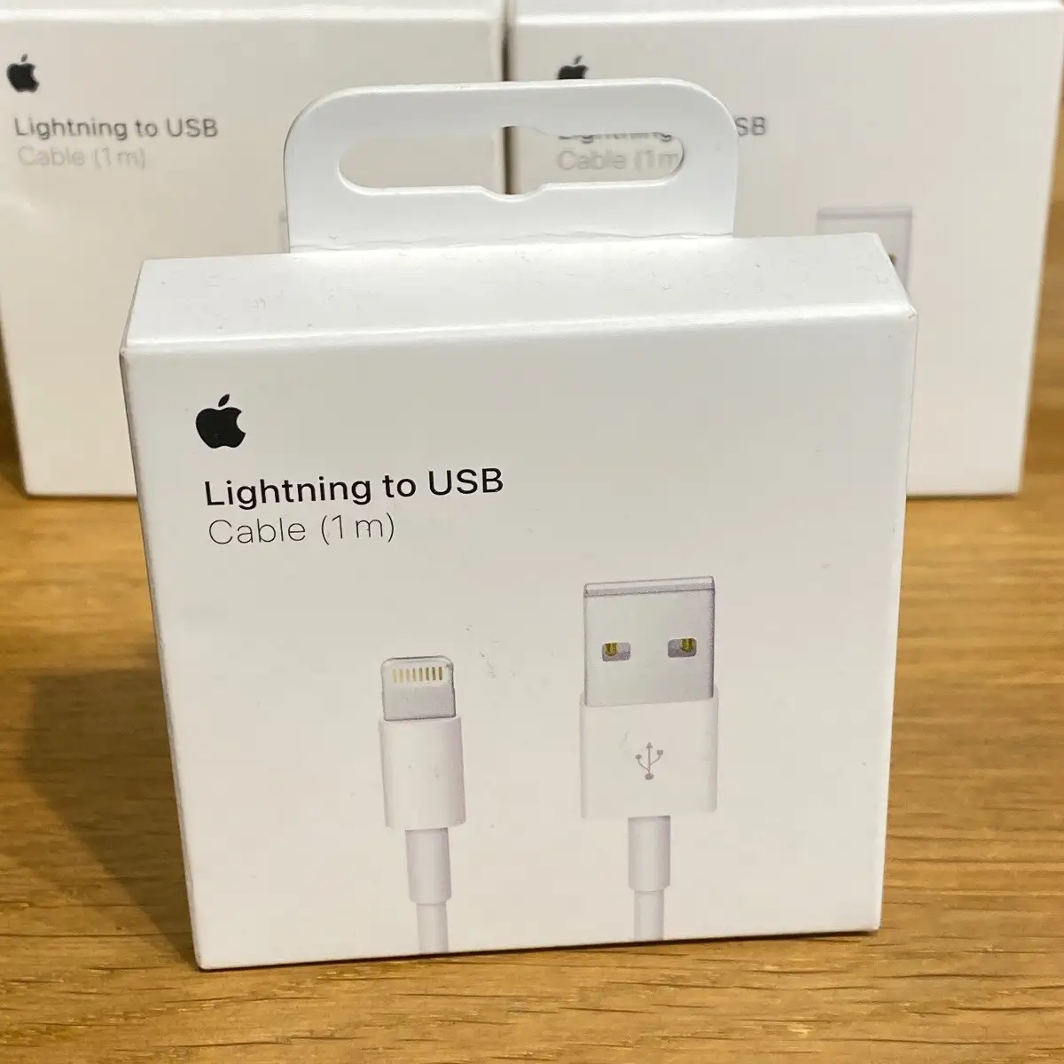 Apple Lightning to USB Cable close-up view