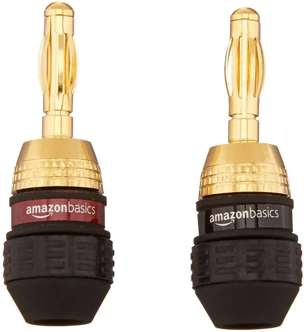 Amazon Basics banana plug cable durability showcase